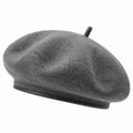 Basco unisex taglia unica in feltro grigio antracite - stile classico